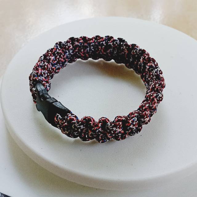 Gelang Rajut Slop Tali Prusik Ukuran Custom