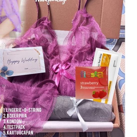 

Ready Banyak ❆ Hampers Lingerie Deep V Nect - Kado Pernikahan...