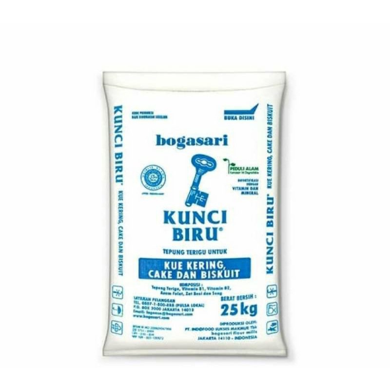 

TEPUNG TERIGU KUNCI BIRU 25 KG GOJEK GRAB ONLY