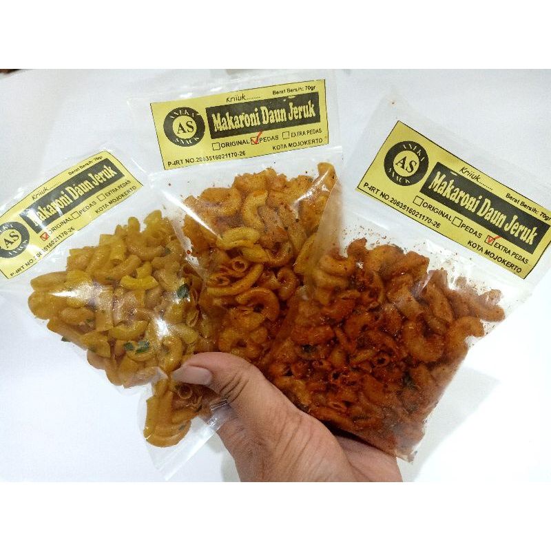 

makaroni daun jeruk / makaroni pedas