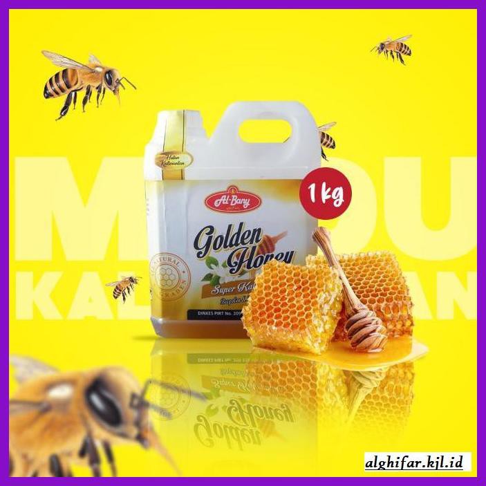 

MADU-MINUMAN- MADU AL BANY GOLDEN HONEY 1KG -ASLI-BUKAN-KAWE-KAWE-