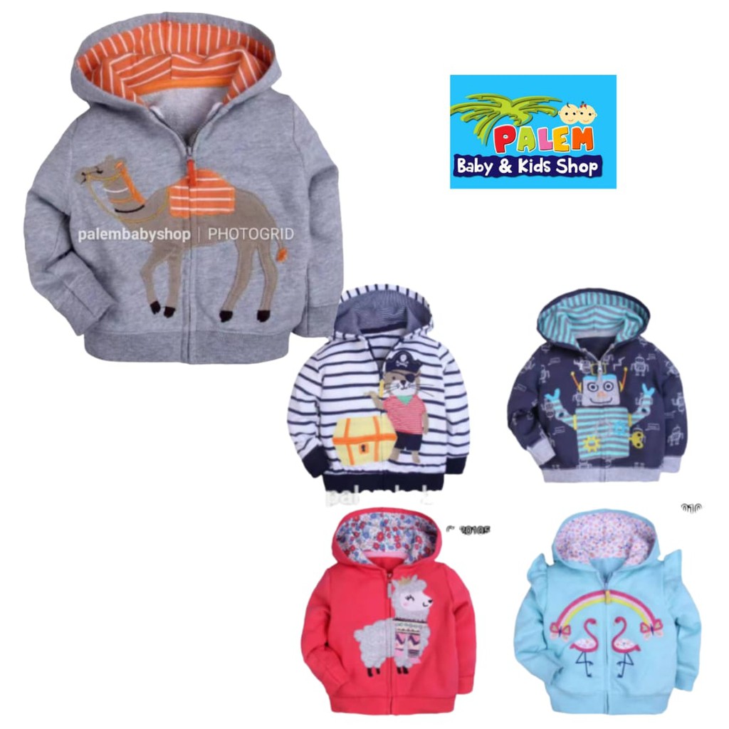 Catell Love Jaket Mantel Bayi Anak Boy&amp;Girl Usia 9M-3T