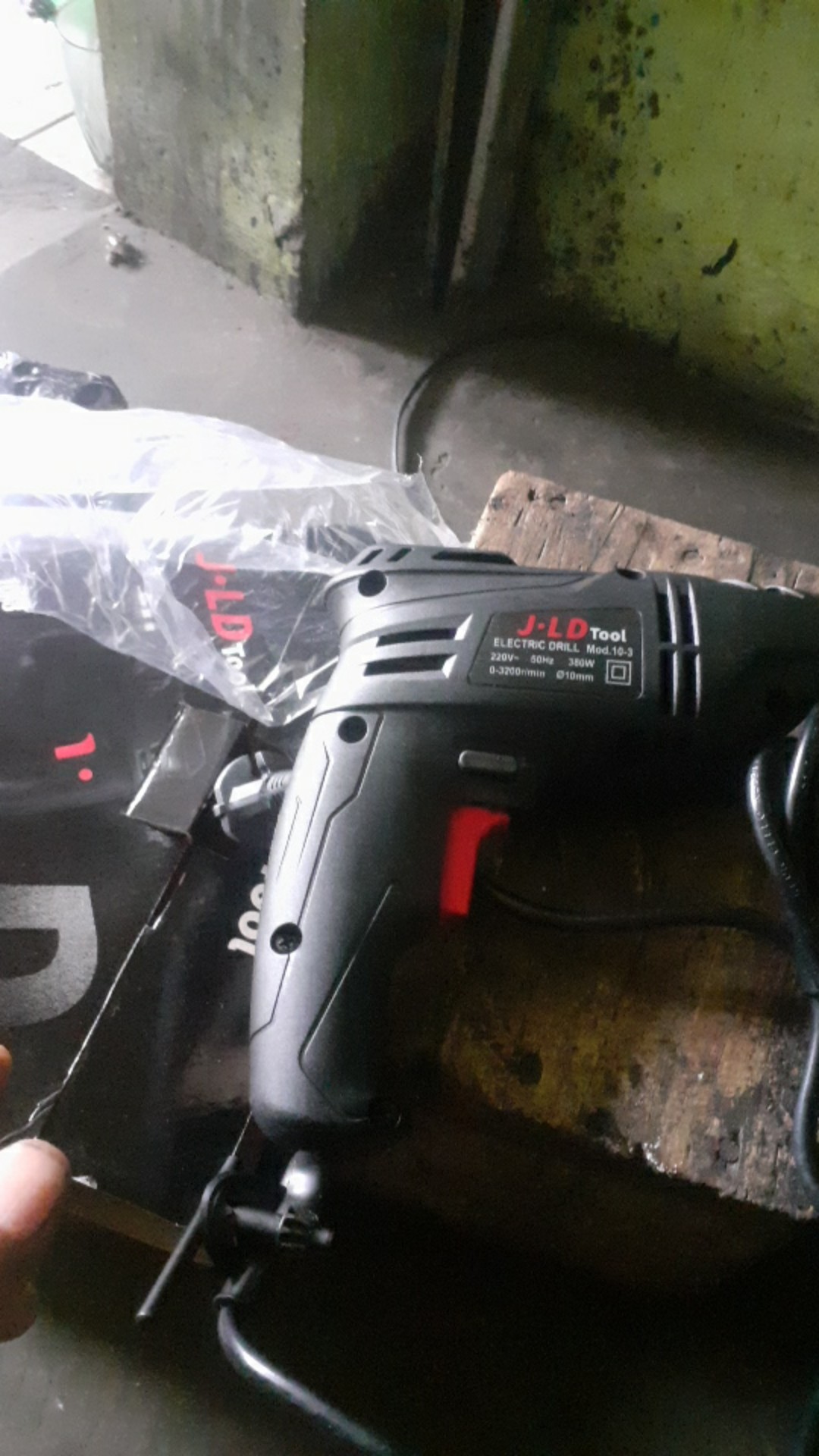 Mesin Bor Bolak Balik 10mm Kayu Besi J.ld 10-3 Jld