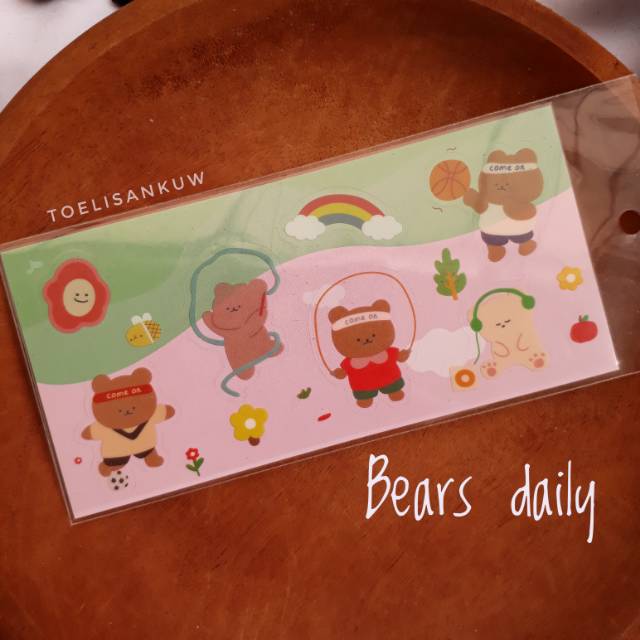 

Bears daily sticker sheet
