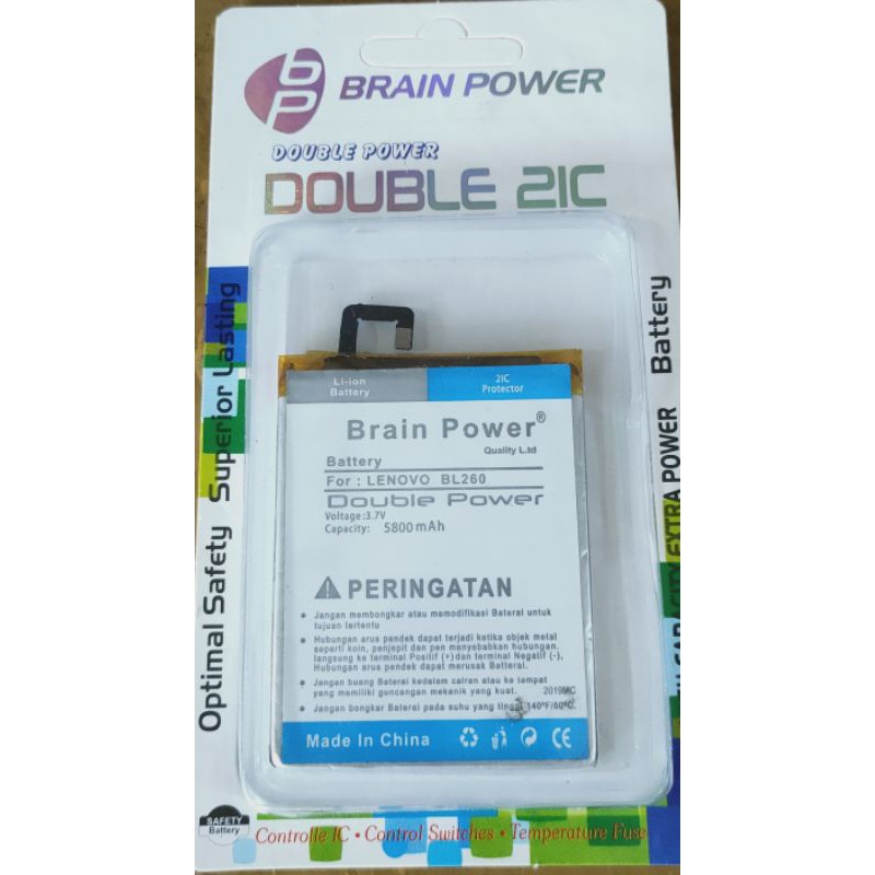 Battery batre Lenovo BL 260 250 Brain power