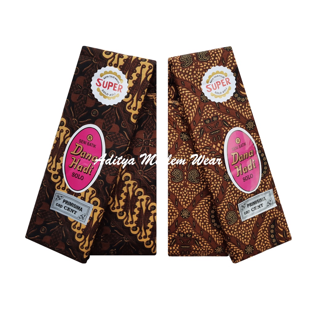 Paket Hemat 3 Pcs Kain Batik DANA HADI Solo Cap Cent Kain Panjang Samping Kebat Tapih Gendongan Melahirkan