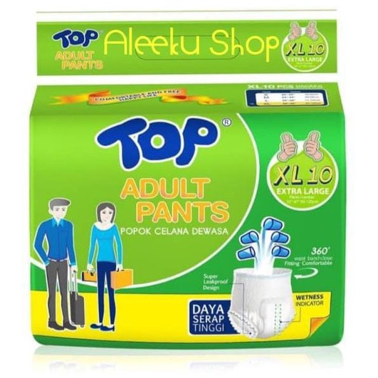 Popok Dewasa TOP L/XL TOP Adult Pants Diapers Pampers Celana Dewasa