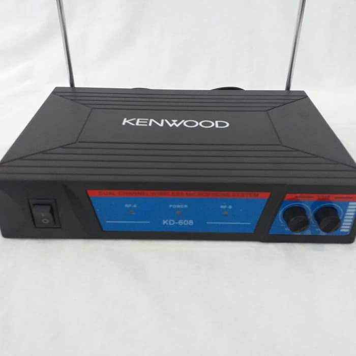 KENWOOD KD-608 Mic Double Wireless-Microphone-Microphone Tanpa Kabel