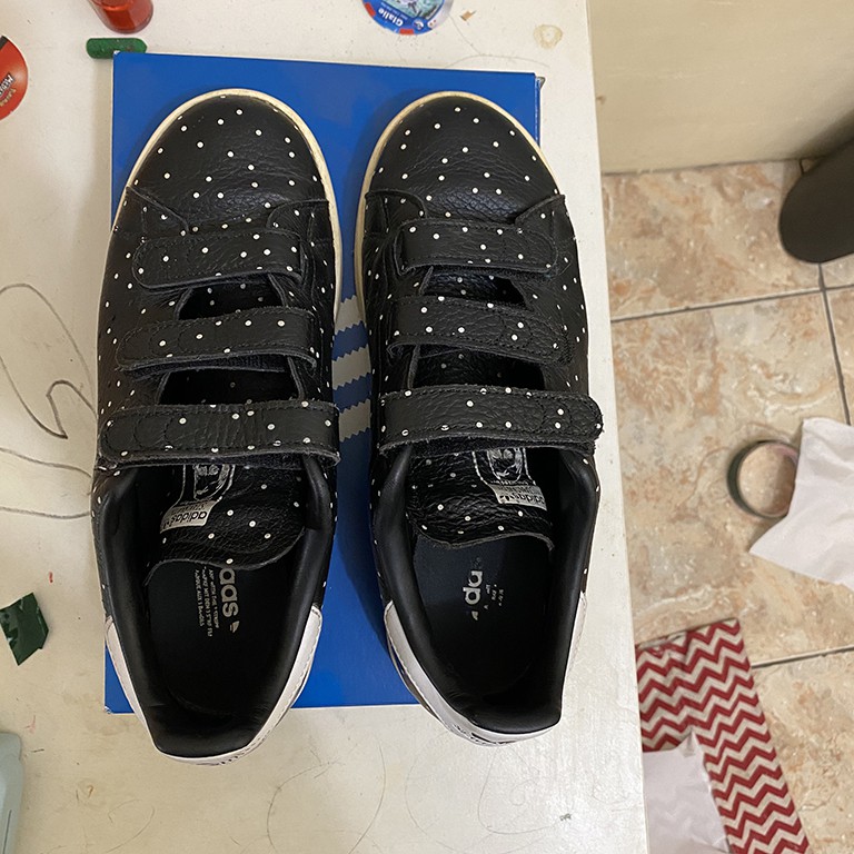 Preloved Sepatu Adidas Originals Stan Smith CF W Polkadot BB5146