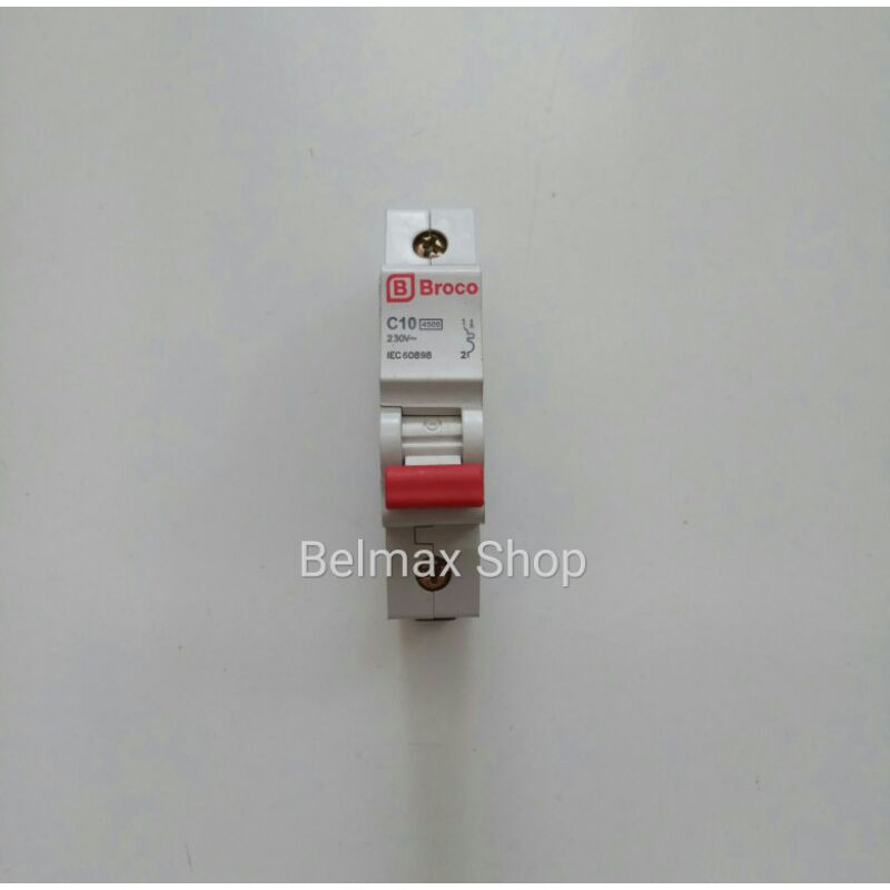 MCB Broco 10A 1 Phase/MCB C10 Broco/MCB 10A Broco 1P/MCB 10 Ampere Broco