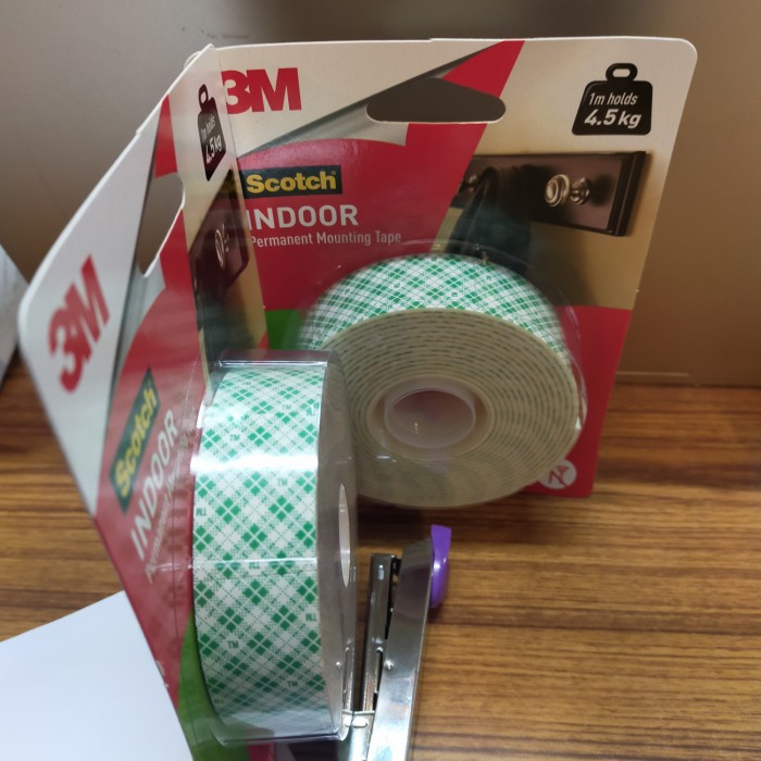 

Murah Double Tape 3M Mounting Tape 24Mmx3M Indoor Permanent Tape 114 Sale!!!