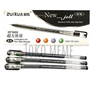 [1 PACK=12pcs] PROMO PULPEN GEL ZUIXUA NEW JELL - PULPEN GEL MURAH 0,4MM