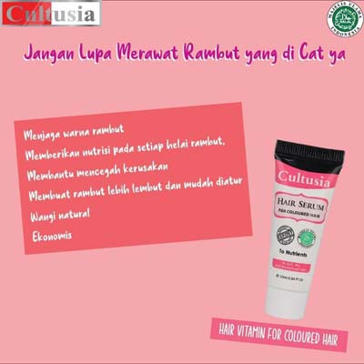 [BPOM] Cultusia Hair Vitamin Color 10 ML Serum Vitamin Rambut Warna