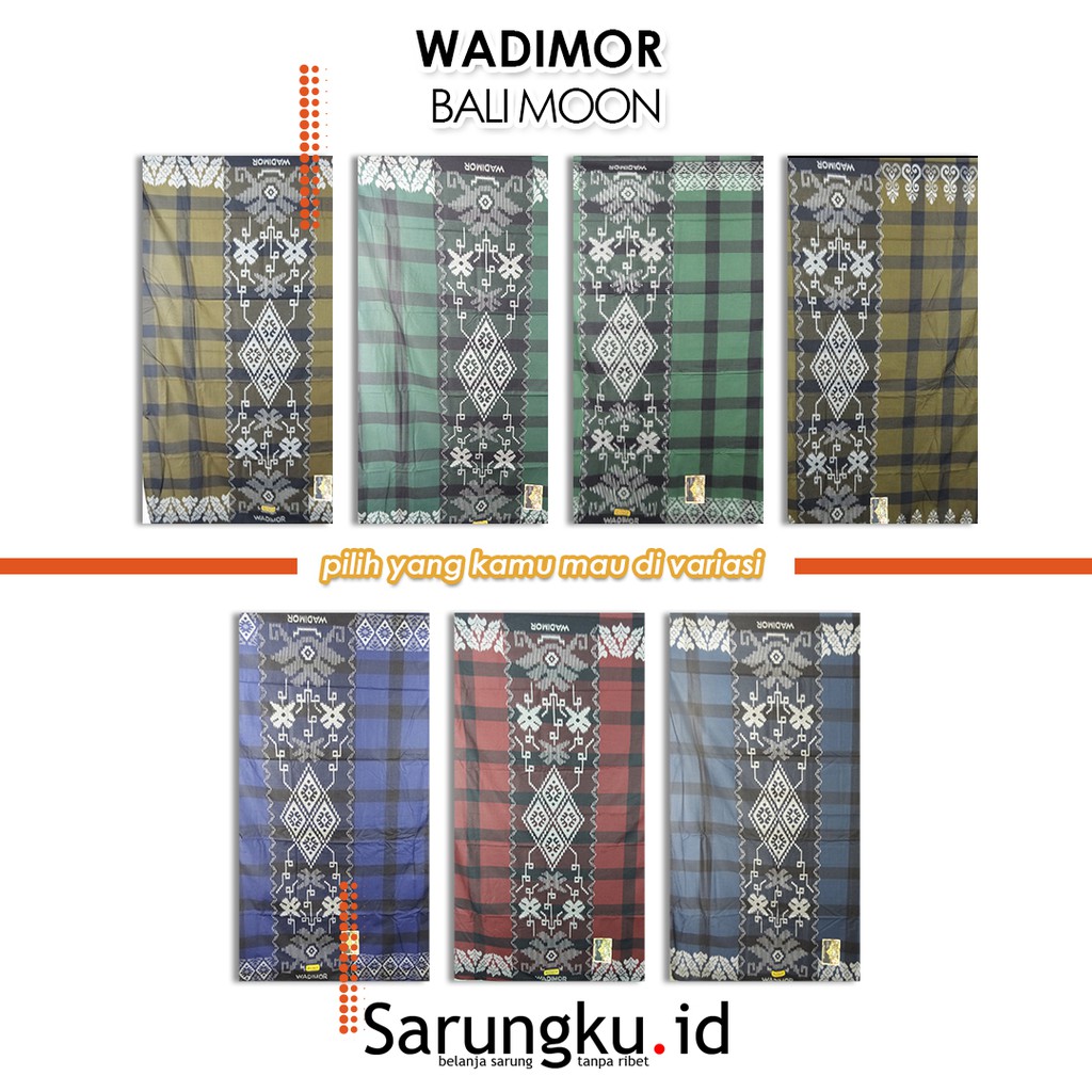 SARUNG WADIMOR MOTIF BALIMOON
