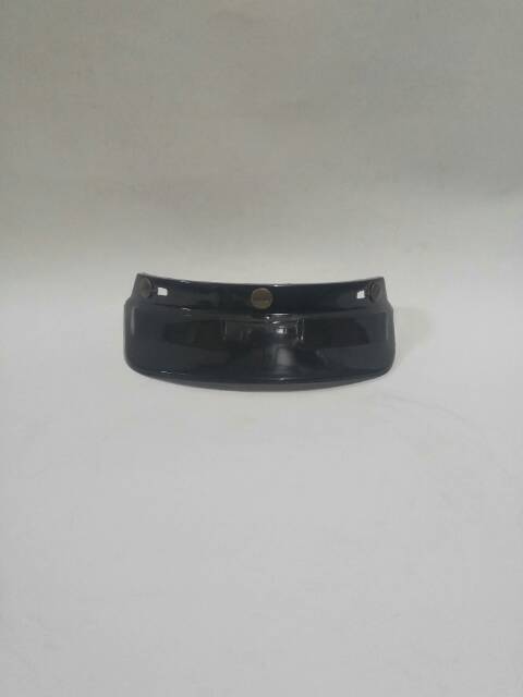 Pet Helm Cakil Black Glossy ( Cakil Hbc / Full Face / Retro / Klasik )