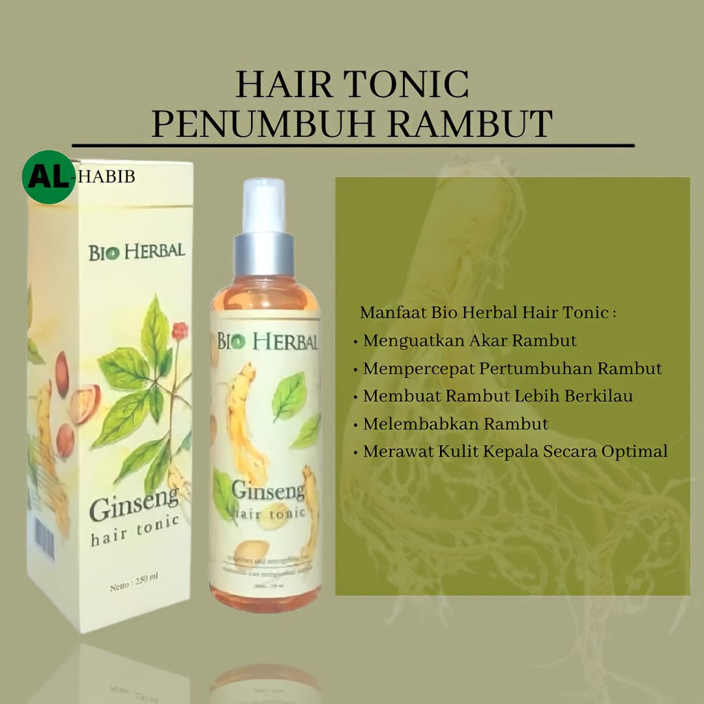 BIO HERBAL HAIR TONIC PERAWATAN RAMBUT RONTOK TREATMENT RAMBUT PERAWATAN RAMBUT KERING