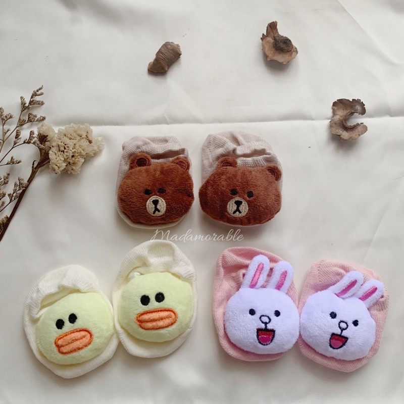 kaos kaki baby new born / baby socks 3d / kaos kaki lucu