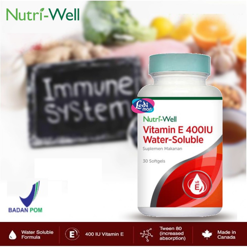 ORIGINAL Nutriwell Imunne Series BPOM / Nutriwell Omega 3 / Nutriwell Vitamin E  / LEDI MART