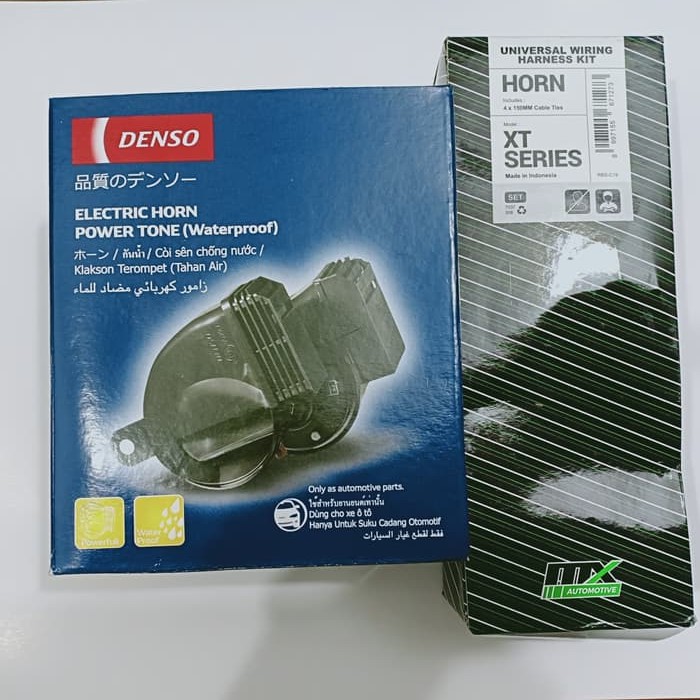 PAKET KLAKSON DENSO KEONG WATERPROOF DAN RELAY KLAKSON MX