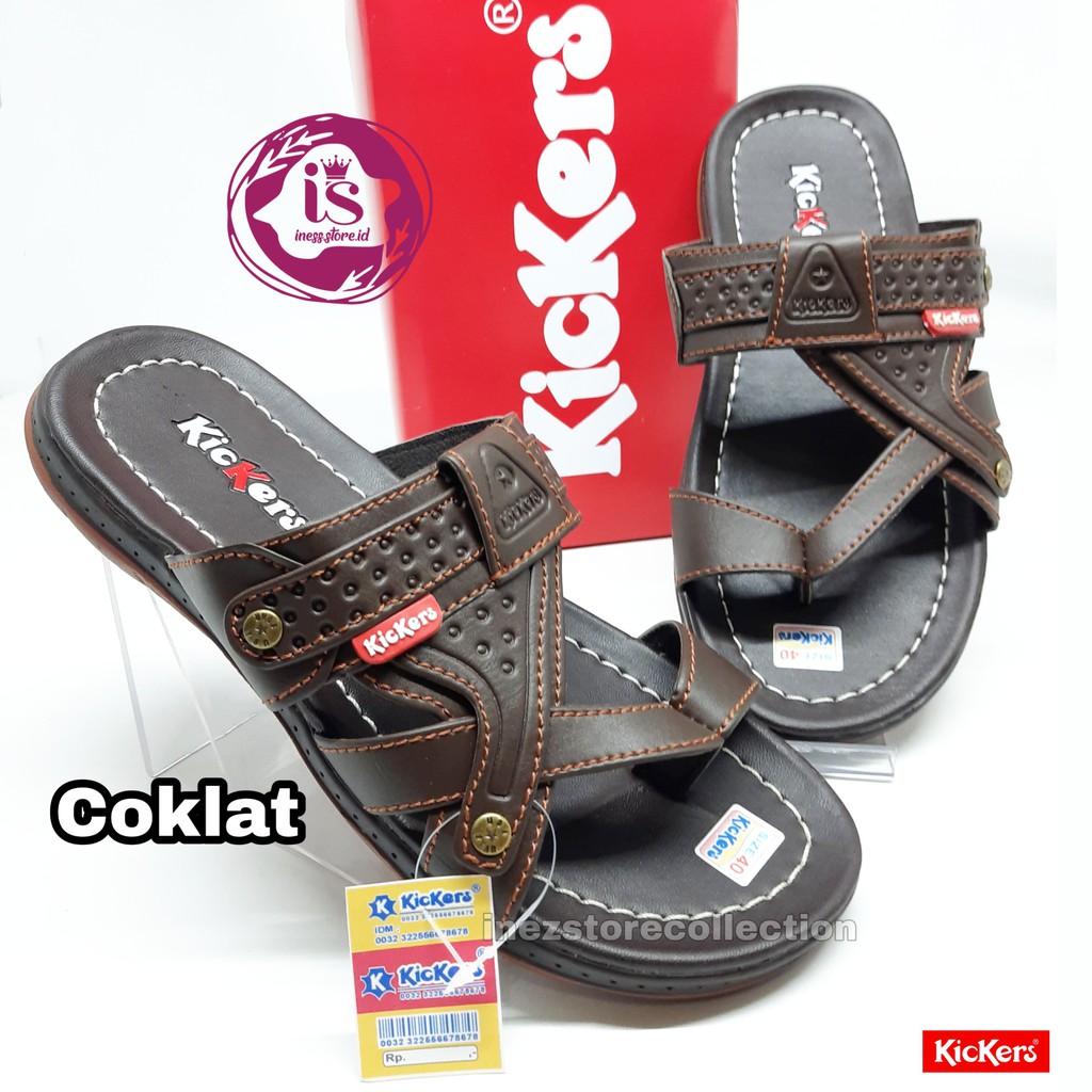 SANDAL JEPIT PRIA KICKERS TERBARU KODE FD01 MURAH GROSIR