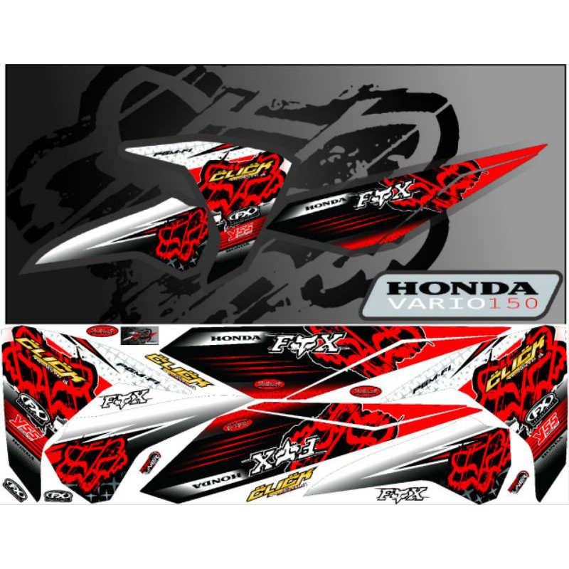 JUAL STRIPING HONDA VARIO 150 SF VARIASI STIKER MODIFIKASI