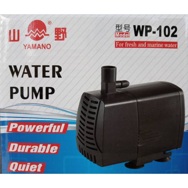 Yamano Water Pump WP-102 Pompa Air Celup Filter Aquarium Aquascape Hidroponik