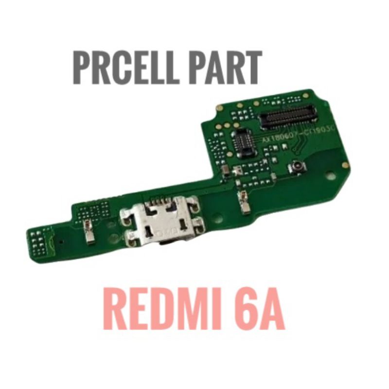 conektor 6a-konektor charger 6a-papan charger redmi 6a-conektor mic fullset redmi 6a-original
