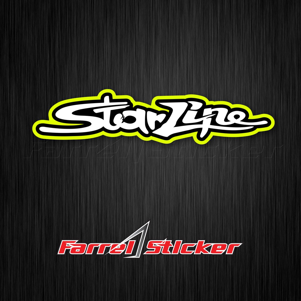 Stiker starline sticker star line