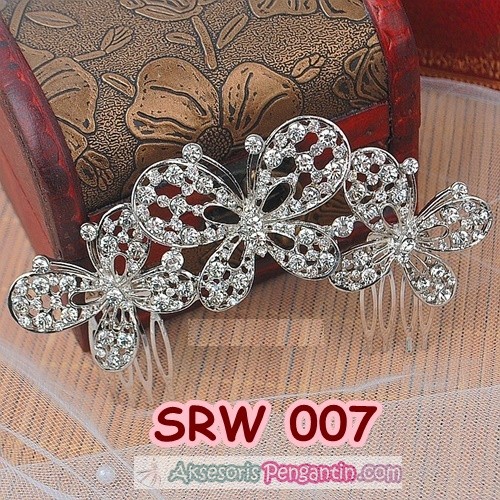 [STOK TERBATAS] PREMIUM SIRKAM RAMBUT AKSESORIS SANGGUL PENGANTIN SRW007