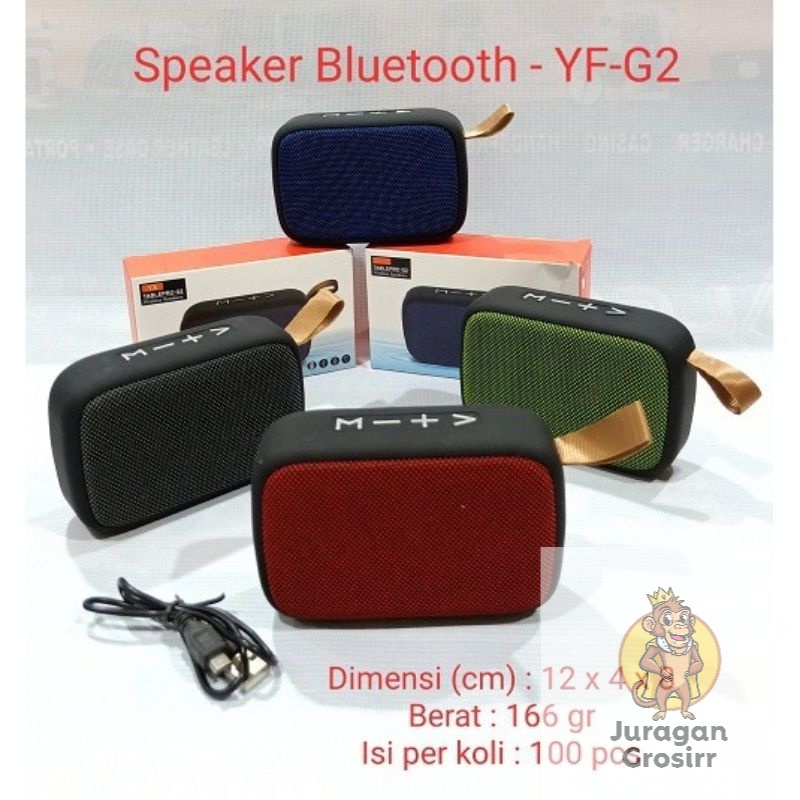 JG - SPEAKER WIRELESS T5 SPEAKER BLUETOOTH T5 MODEL DOMPET MINI / TABLEPRO MG2 WARNA RANDOM