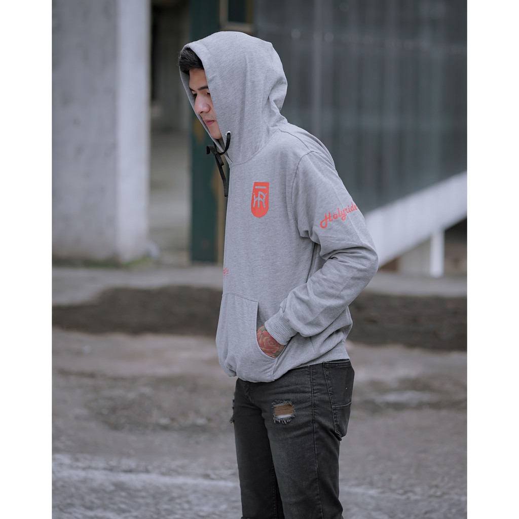 ORANGE HOLYRIDER SWEATER HOODIE // SWATER HOODIE PRIA DAN WANITA