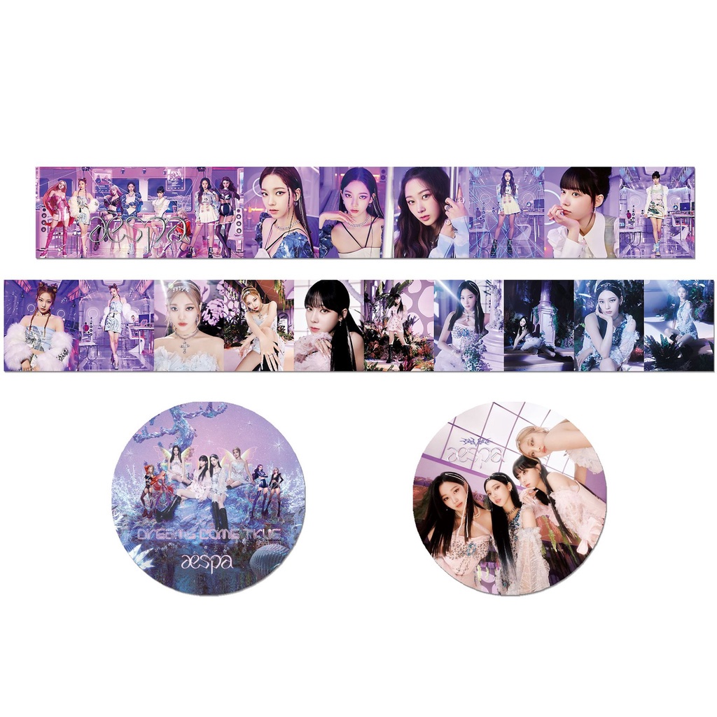 Stiker Washi Tape Motif Kpop Aespa Twice Formula of Love Untuk Dekorasi Album DIY