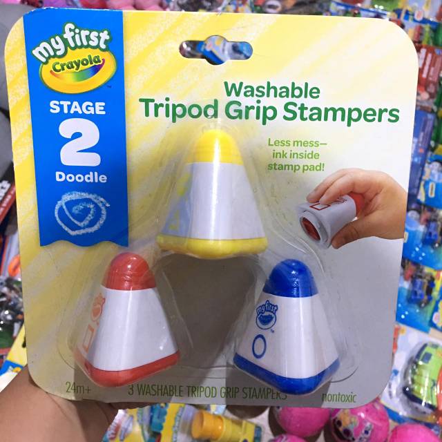 

CRAYOLA WASHABLE TRIPOD GRIP STAMPERS