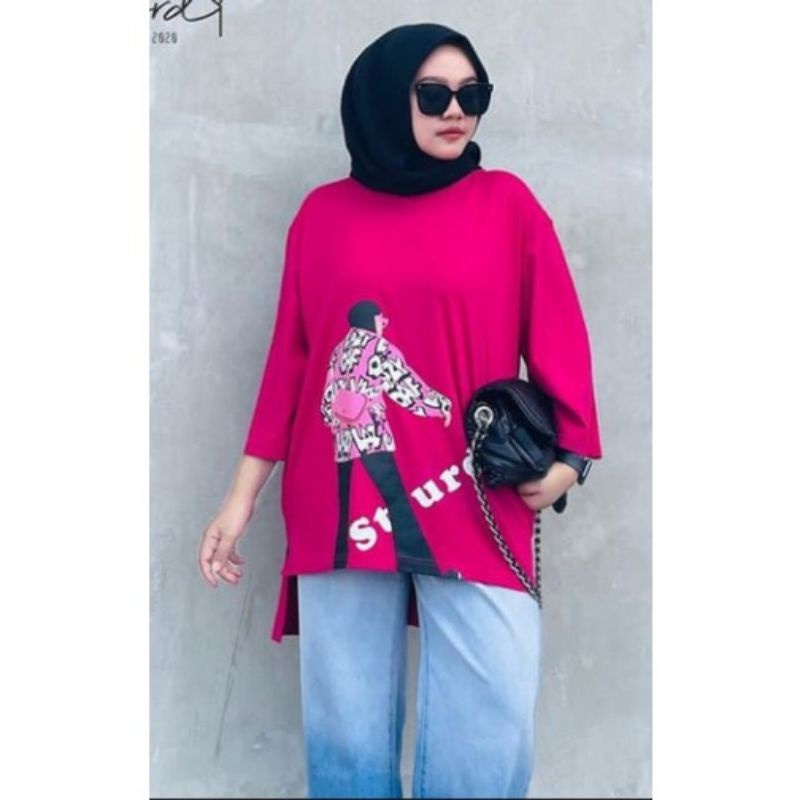 KAOS WANITA OVERSIZE STURDY