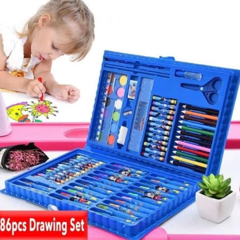 

➜Dijual ✯ MM - crayon art set 150 PCS in 1 Art Set Pensil Warna Crayon Full Set Alat Lukis Gulali Books Pencil Menggambar Warna Warni 75 ✶