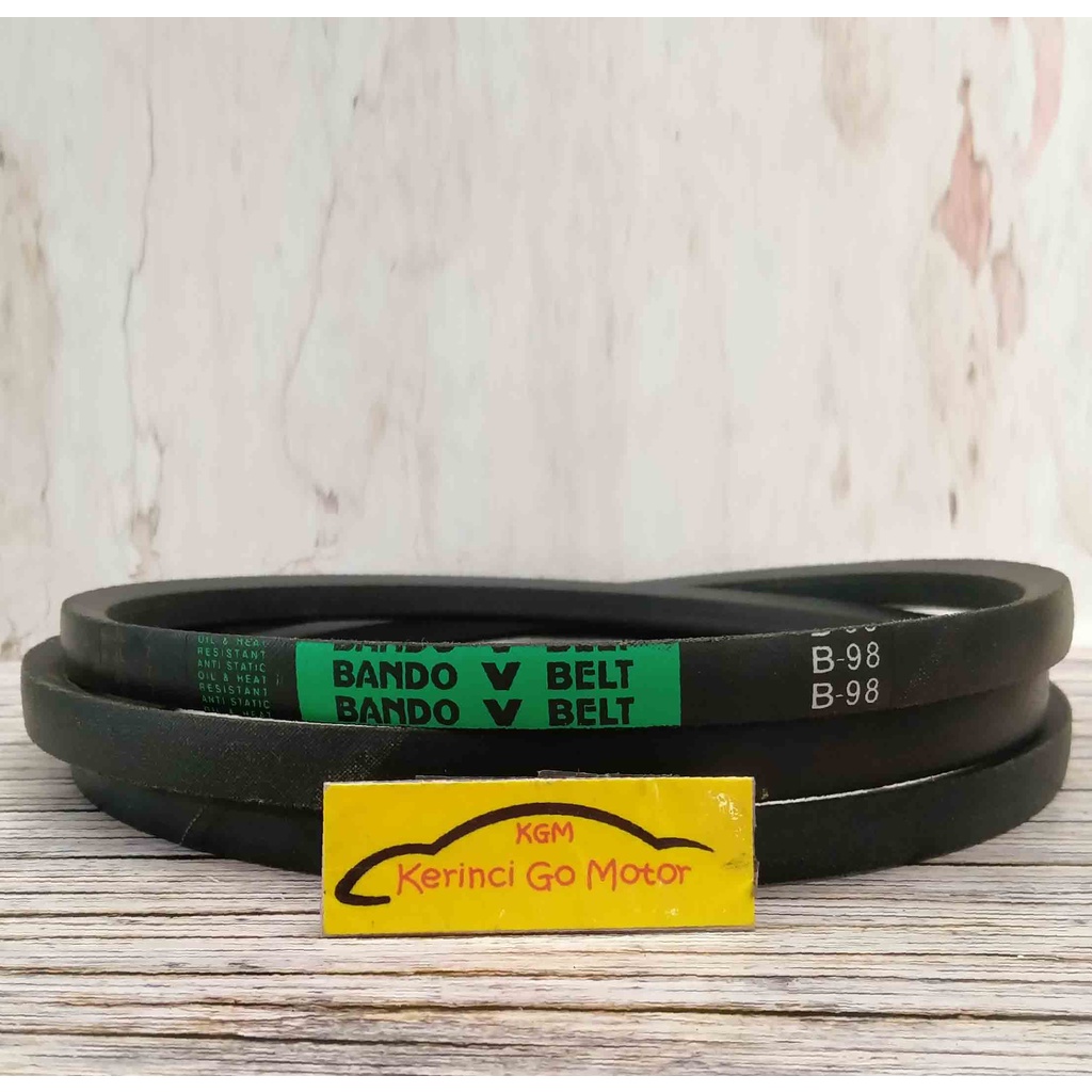 BANDO VAN BELT B-98 V BELT TALI KIPAS B98 FAN BELT VANBELT POLOS B-98