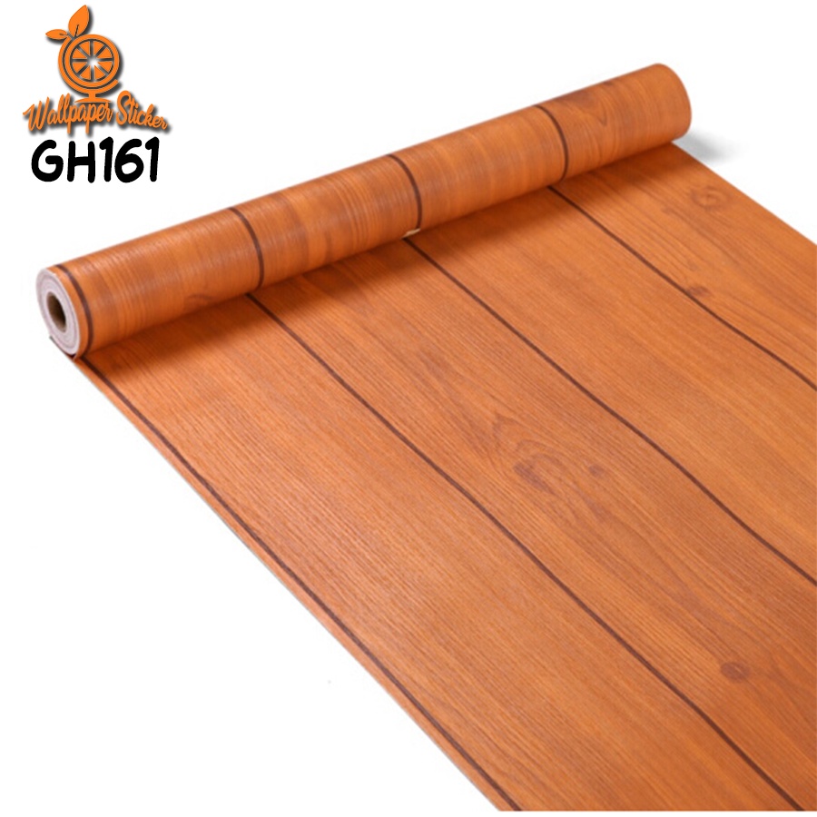 TERLARIS - PAKET 5ROLL WALLPAPER STIKER DINDING PREMIUM HIGH QUALITY MOTIF SERAT KAYU BEST SELLER GH051/GH052/GH161