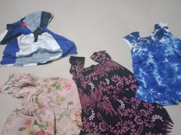 Setelan Anak Perempuan Batik Setelan Sabila Grosir Murah Meriah Bahan Katun Adem