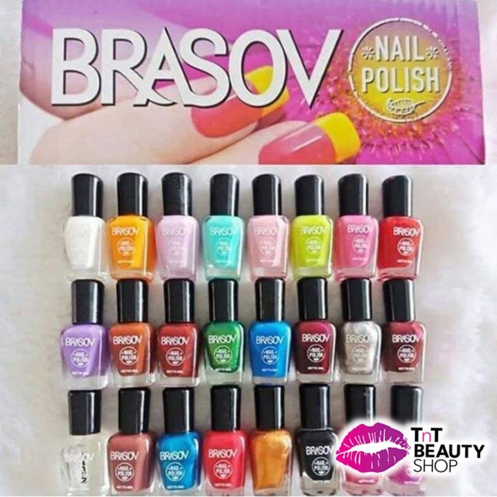 BRASOV Nail Polish Assorted Colours | Nail Rainbow Mix