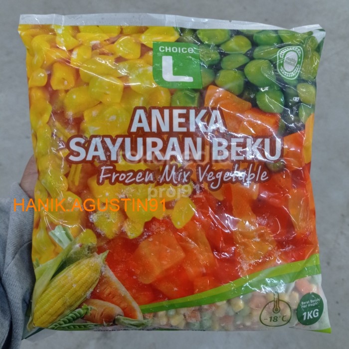 

Sayuran Beku Mix Vegetable Frozen 1Kg