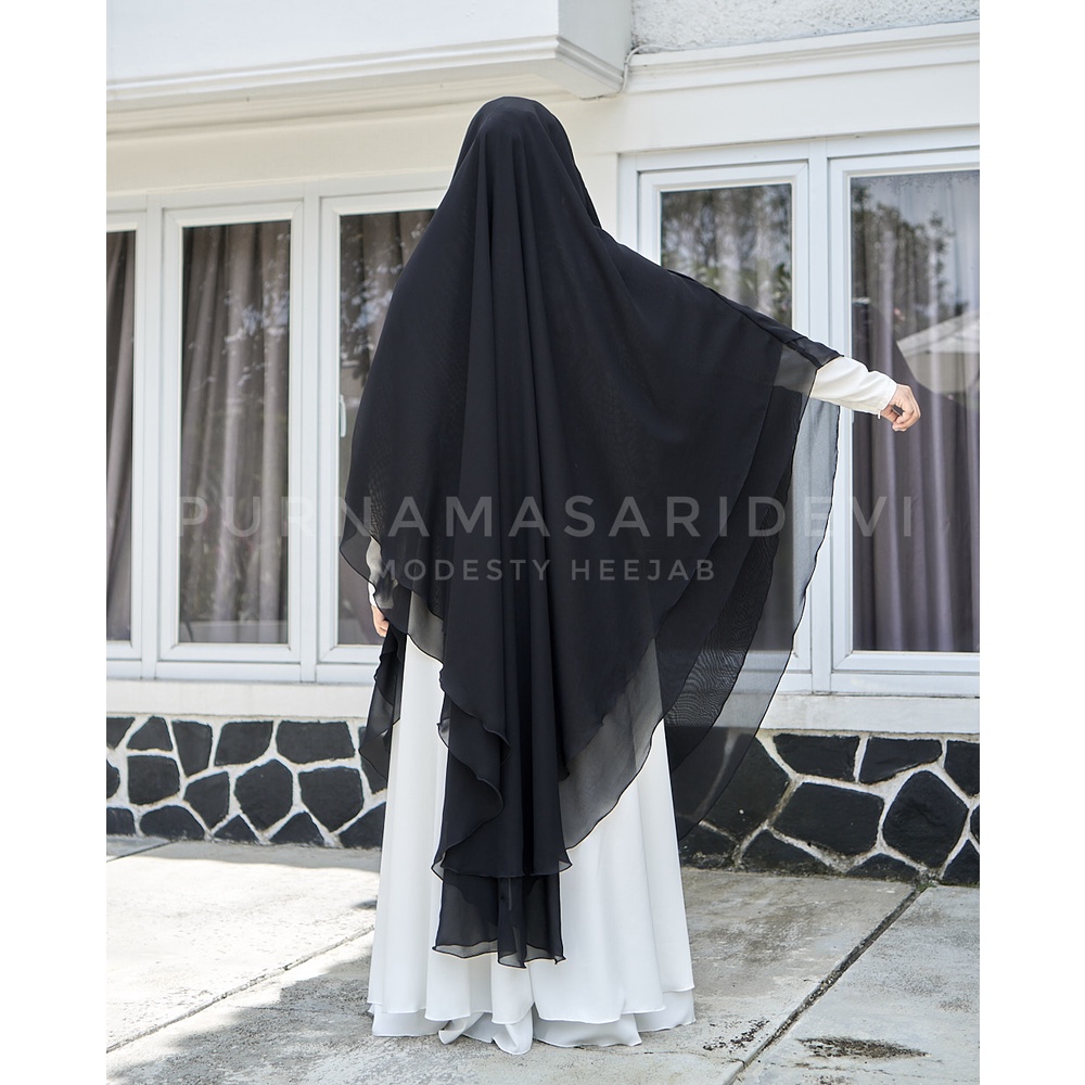 FK Double Layer (French Khimar) PURNAMASARIDEVI
