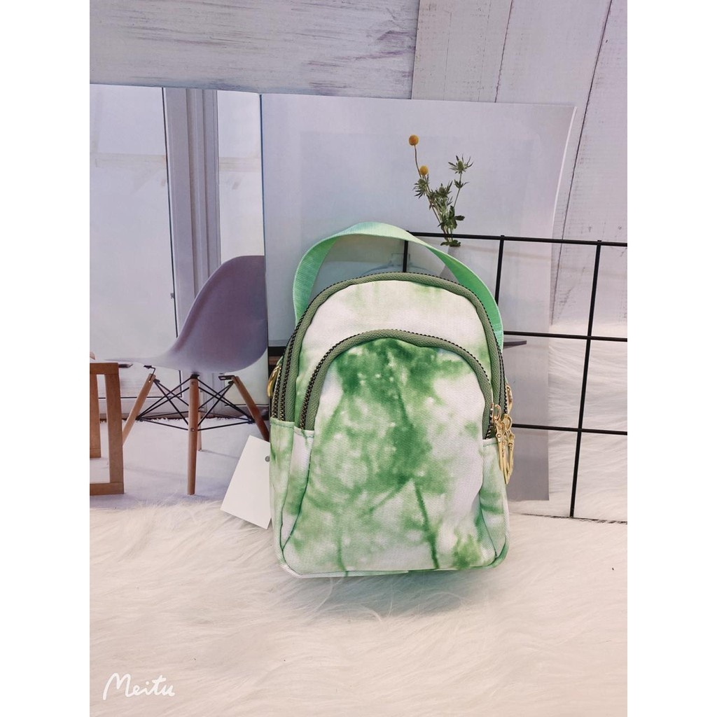 Tas Tiedye Tie Dye premium murah Tas cewek Tie dye selempang korea Import TIEDYE  Nilon Parasut bag