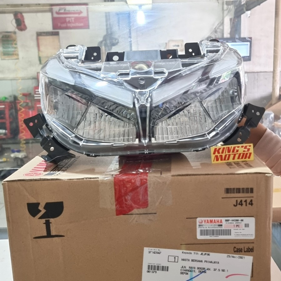 LAMPU DEPAN, REFLEKTOR, REFLECTOR, HEADLIGHT NEW AEROX 155 CONNECTED