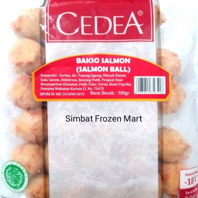 

Cedea bakso salmon 500 gr