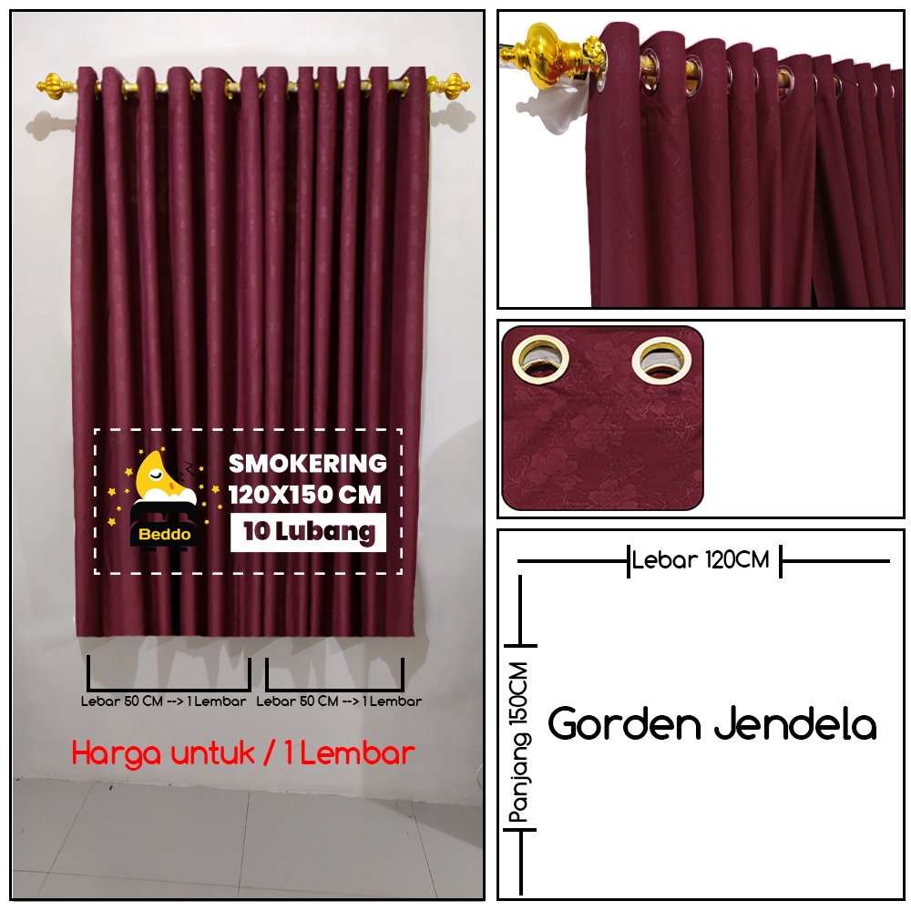 GORDEN POLOS EMBOS PINTU JENDELA MODEL SMOKERING 12 LUBANG MURAH