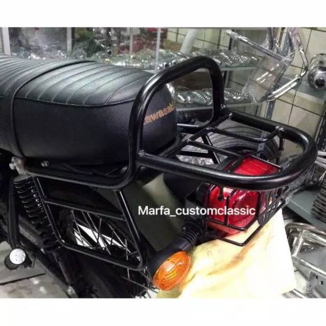 Aksesoris  Backrack Buat Kawasaki W175.Side Bag Kawasaki W175