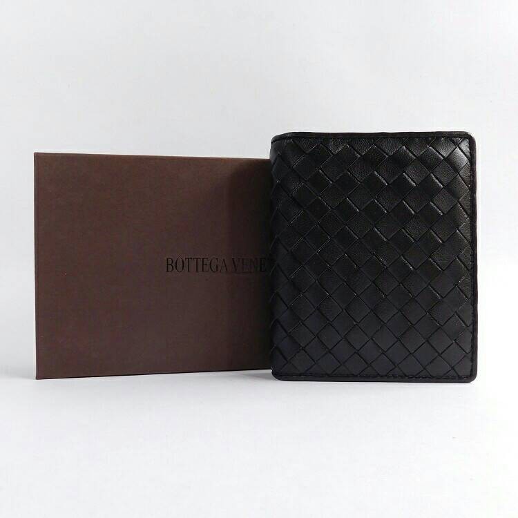 DOMPET KULIT PRIA IMPORT KULIT ASLI BOTTEGA VENETA 1713 BLACK Grade Original