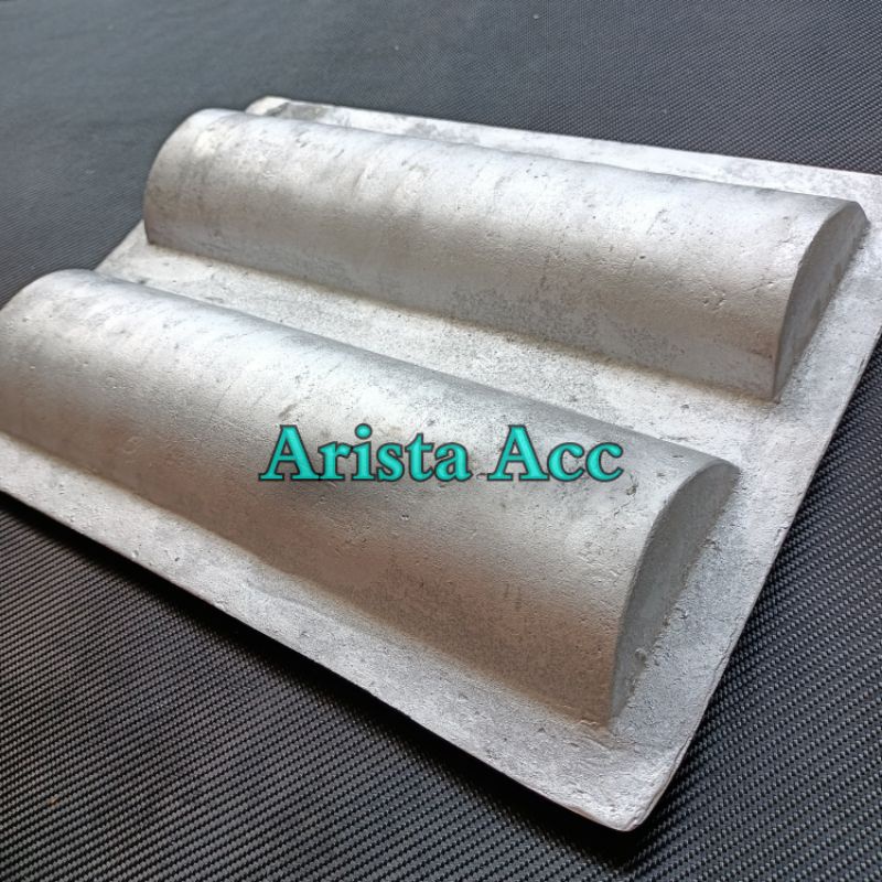 CETAKAN PUKIS BESAR 32x23cm - CETAKAN KUE PANCONG Dan TUTUP FREE SUTIL BAHAN Aluminium Asli