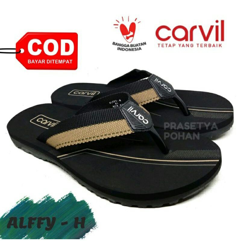 SANDAL CARVIL JEPIT ORIGINAL, CARVIL ORIGINAL,TERMURAH