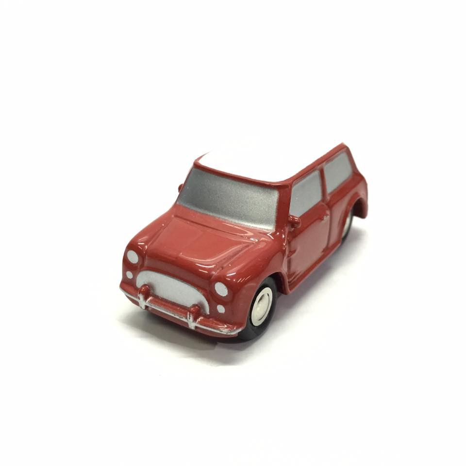 Schuco Piccolo Shell Austin Mini Merah Skala 90